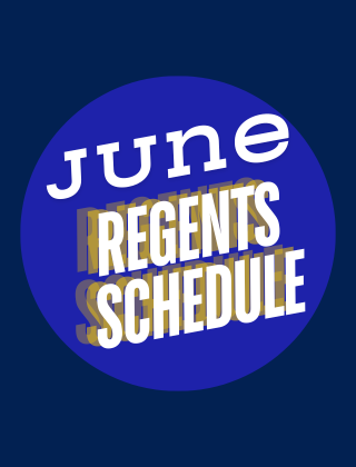  June Regents Schedule 